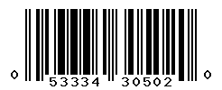 upc 053334305020 barcode image