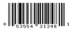 UPC barcode number 053554212481