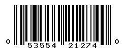 upc 053554212740 barcode image