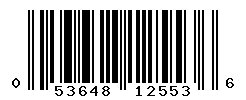 upc 053648125536 barcode image