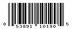 upc 053891101905 barcode image
