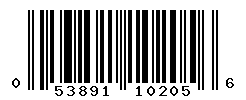 UPC barcode number 053891102056