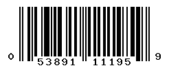 UPC barcode number 053891111959