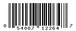 upc 054007122647 barcode image