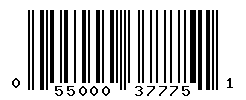 UPC barcode number 055000377751