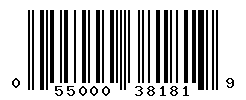 upc 055000381819 barcode image