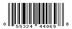 UPC barcode number 055324440698
