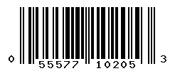 UPC barcode number 055577102053