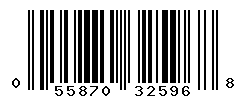UPC barcode number 055870325968