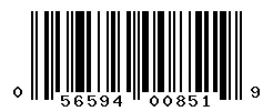 UPC barcode 056594008519