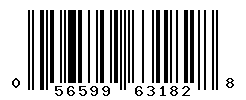 UPC barcode number 056599631828
