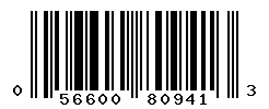 UPC barcode number 056600809413