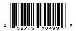 UPC barcode 056775004996