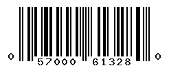 UPC barcode number 057000613280