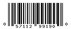 UPC barcode number 057112991900