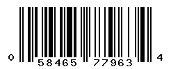 058465779634 barcode