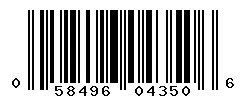 058496043506 barcode