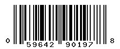 UPC barcode number 059642901978