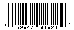 UPC barcode number 059642918242