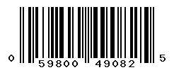 UPC barcode 059800490825