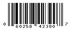UPC barcode number 060258423907