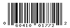 UPC barcode number 060410017722