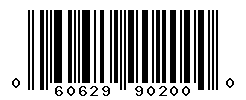 UPC barcode number 060629902000