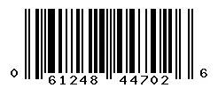 UPC barcode 061248447026