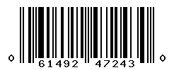 UPC barcode number 061492472430