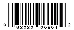 UPC barcode 062020006042