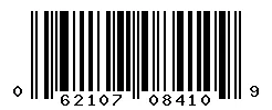 UPC barcode 062107084109
