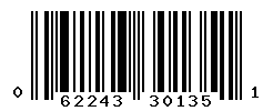 upc 062243301351 barcode image