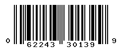 upc 062243301399 barcode image