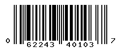 upc 062243401037 barcode image