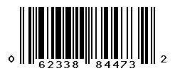 UPC barcode number 062338844732