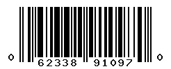 UPC barcode 062338910970