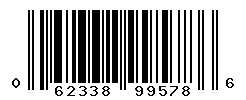 UPC barcode number 062338995786