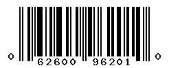 upc 062600962010 barcode image