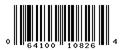 UPC barcode number 064100108264