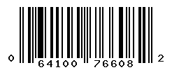 UPC barcode number 064100766082
