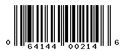 UPC barcode 064144002146