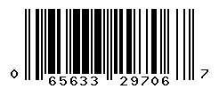 UPC barcode number 065633297067