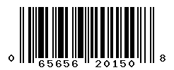 UPC barcode number 065656201508