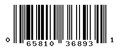 upc 065810368931 barcode image