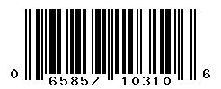 UPC barcode number 065857103106