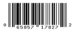 UPC barcode number 065857178272