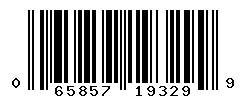UPC barcode number 065857193299
