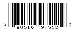 UPC barcode 066510975122