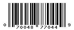UPC barcode number 070048770449