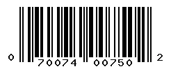070074007502 barcode